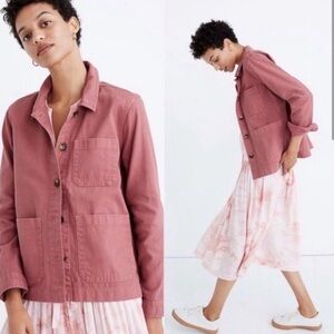 Madewell Dusty Rose Utility Jacket